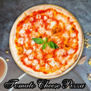 Tomato cheese pizza