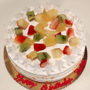 fresh fruit cake