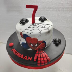 Spiderman cake