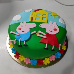 Peppa pig cake