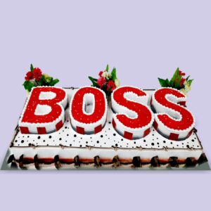 Boss tribute cake